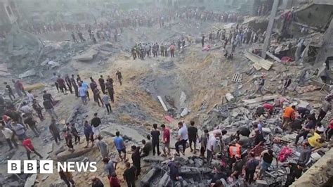 Explosion at Gaza refugee camp leaves massive crater : r/news