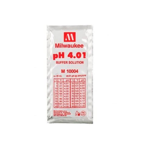 LIQUIDO CALIBRADOR PH 4 01 20ML MILWAUKEE Savia GrowShop