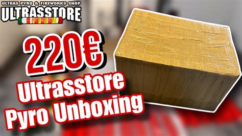 Ultrasstore Pyro Unboxing 2023 24 220 Ultras Store Pyro Feuerwerk