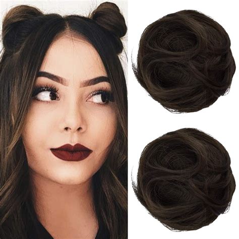 Amazon Reecho Space Bun Hair Pieces Pcs Mini Claw Clip In