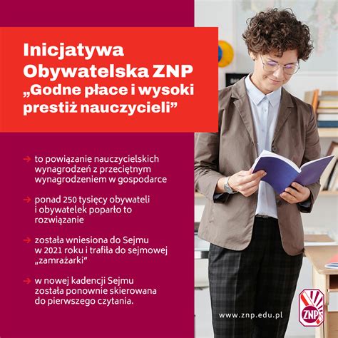 Inicjatywa ZNP Godne płace i wysoki prestiż nauczycieli ZNP ZNP