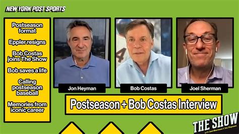 Bob Costas Talks Mlb Playoffs Illustrious Broadcasting Career Ep