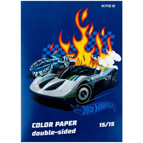 Папір кольоровий Hot Wheels Kite HW24 250 15 арк SC купити в Україні Територія