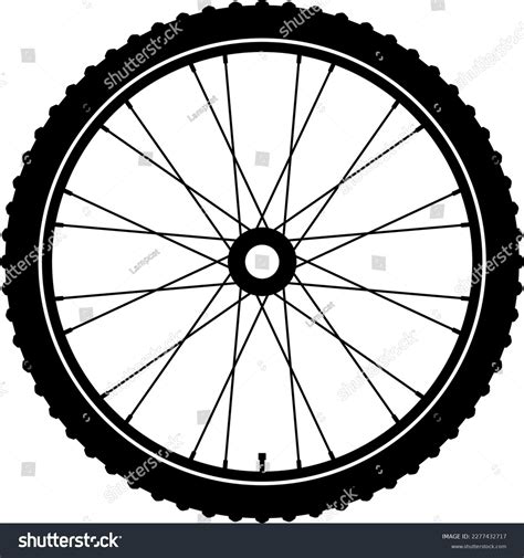 Simple Bike Wheel Vector