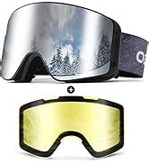 Odoland Skihelm Und Skibrille Set Snowboardhelm Mit Snowboardbrille F R