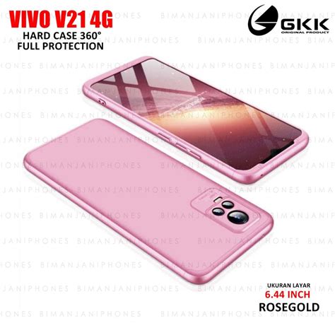 Jual Vivo V21 5G Vivo V21 4G V21E Hard Case 360 Full Body Protection 3