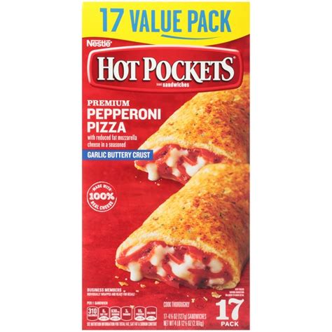 Hot Pockets Pepperoni Pizza Frozen Sandwiches Oz From Smart Final Instacart