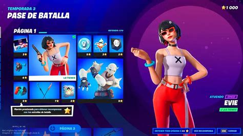 NUEVO Todas la PÁGINAS del PASE DE BATALLA TEMPORADA 3 de Fortnite