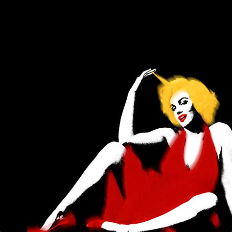 Marilyn Monroe Strikes A Pose Painting By Tony Rubino