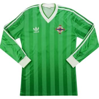 Adidas 1984 Northern Ireland Match Issue Home Shirt Football Shirt