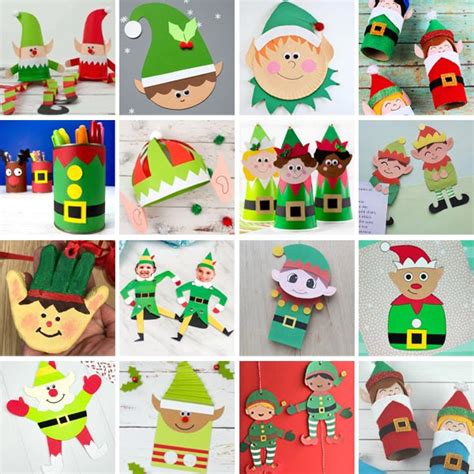 30+ Elf Crafts for Kids - Non-Toy Gifts