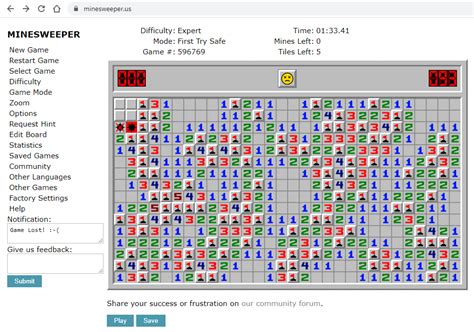 Minesweeper Online Play Online