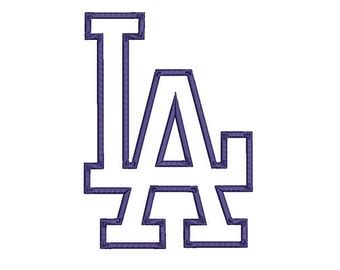 L.A. La Dodgers Los Angeles Custom Stencil FAST FREE SHIPPING from ...