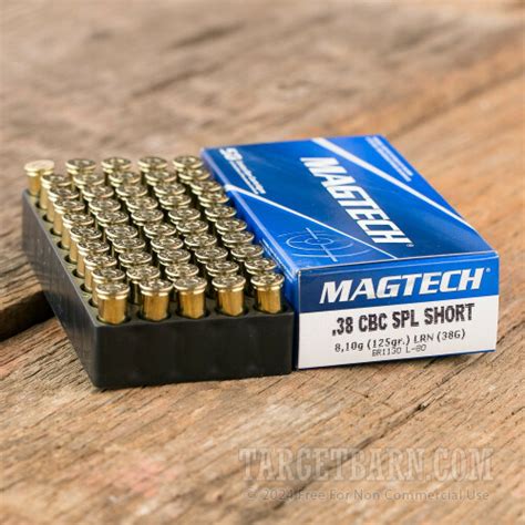 Magtech 38 Special Short 125 Grain LRN 50 Rounds