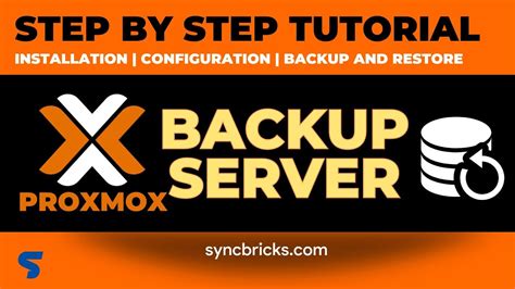 Proxmox Backup Server Install Configure Backup And Restore