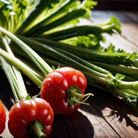 Premium Photo Celery Fresh Raw Organic Vegetable