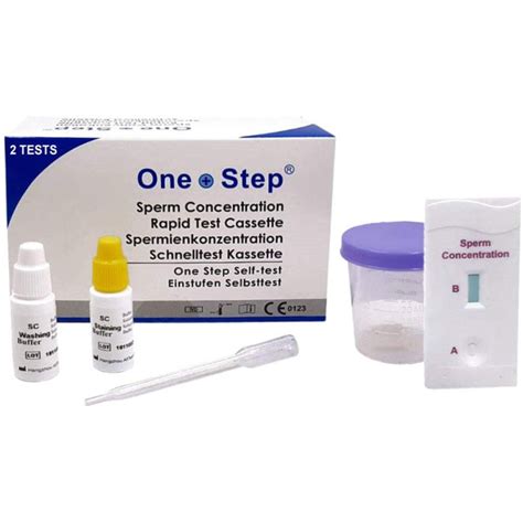 Male Fertility Test Infertility Testing Kit Sperm Test Two Tests Home