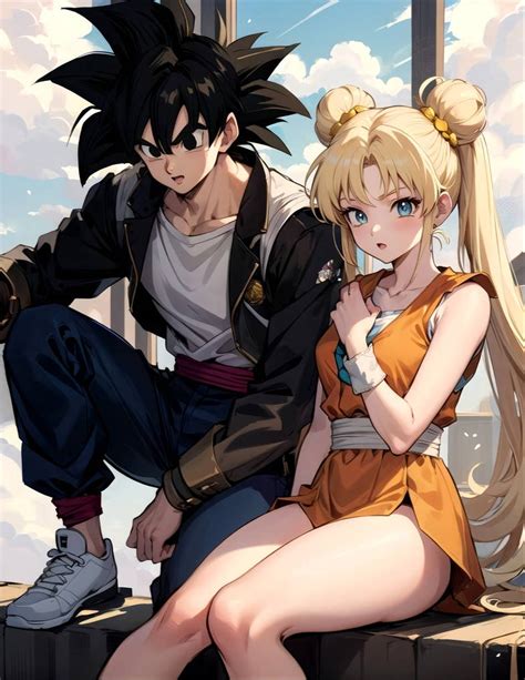 Goku x sailor moon by Ruxinzy on DeviantArt