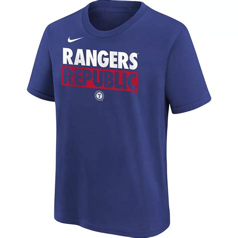 Nike Youth Texas Rangers Team Engineered T Shirt Academy