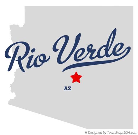 Map of Rio Verde, AZ, Arizona