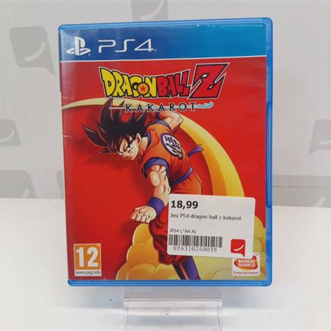 Jeu Ps Dragon Ball Z Kakarot