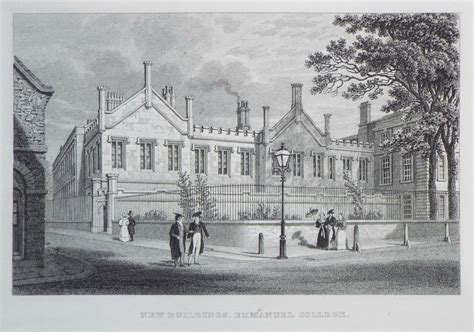 Antique Prints of Emmanuel College Cambridge