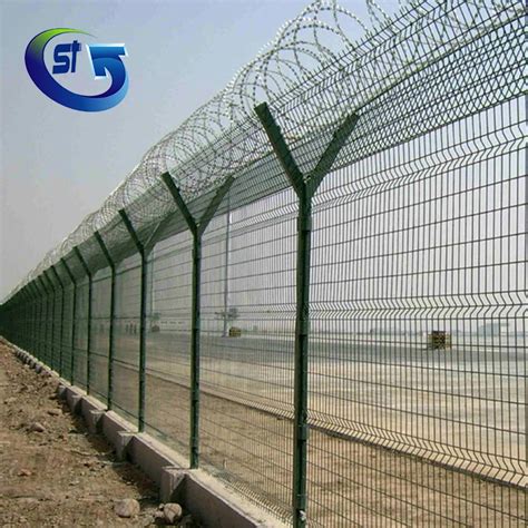 Chain Link Fence Top Barbed Wire Galvanized Concertina Razor Fence Wire Hight Security Razor