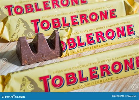 Toblerone Bar Chocolate Editorial Image 78698336