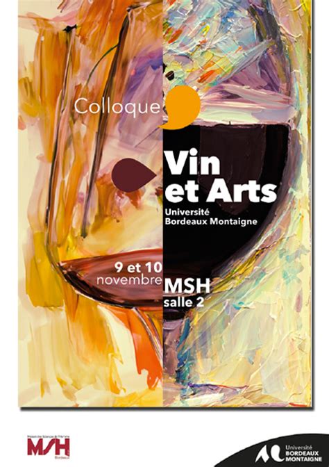 Colloque vin et arts Université Bordeaux Montaigne