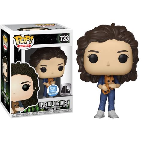 Alien Funko Pop Movies Ripley Holding Jonesy Vinyl Figure Walmart