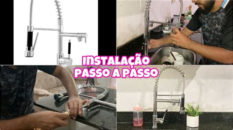 Como Instalar Torneira Gourmet De Monocomando Fam Lia Coelho Youtube