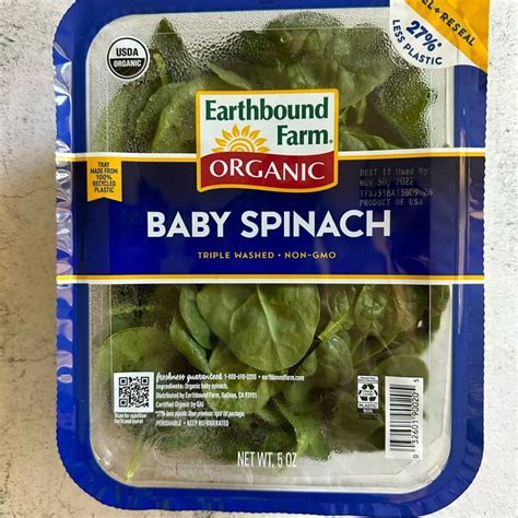 Earthbound Farm Organic Baby Spinach Reviews Abillion