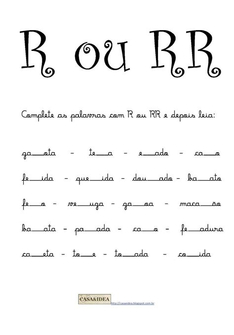 Palavras Com Rr No Meio