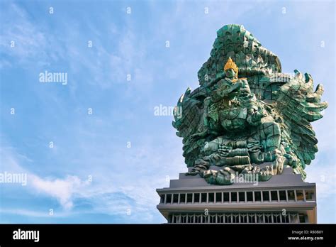 Landscape Picture Of Garuda Wisnu Kencana Gwk Statue As Bali Landmark