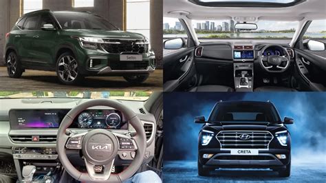 2023 Kia Seltos Facelift Vs Hyundai Creta Price Specs Features