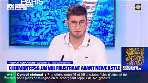 Replay Clermont Psg Un Nul Frustrant Avant Newcastle Voir L