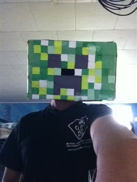 Minecraft Creeper Mask : 3 Steps - Instructables