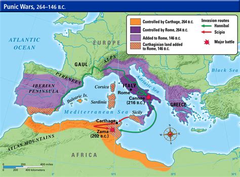 First Punic War Timeline Punic wars -- the romans: