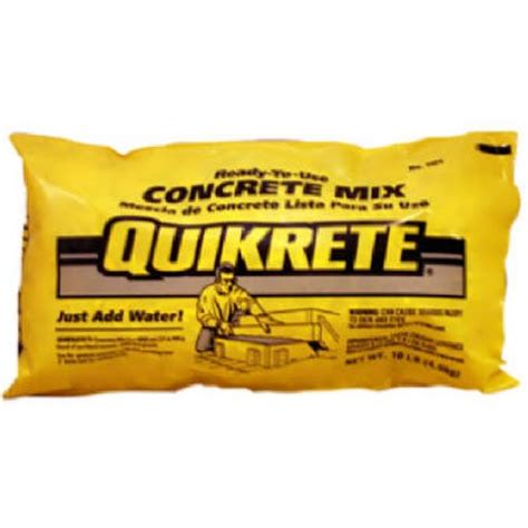 Quikrete Lb Fast Setting Concrete Mix Fast Setting In The Concrete