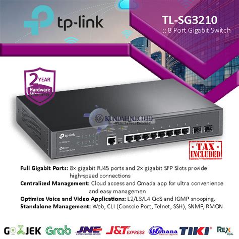 Tp Link Tl Sg Jetstream Port Gigabit L Managed Switch With