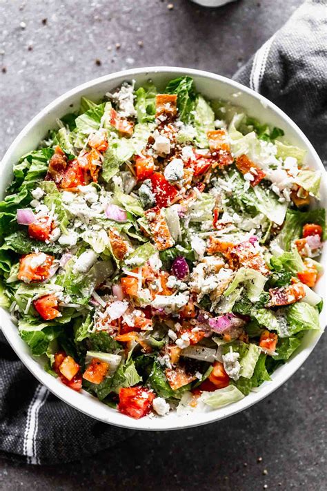 Chopped Tuscan Salad Made From The Salad Bar Cooking For Keeps