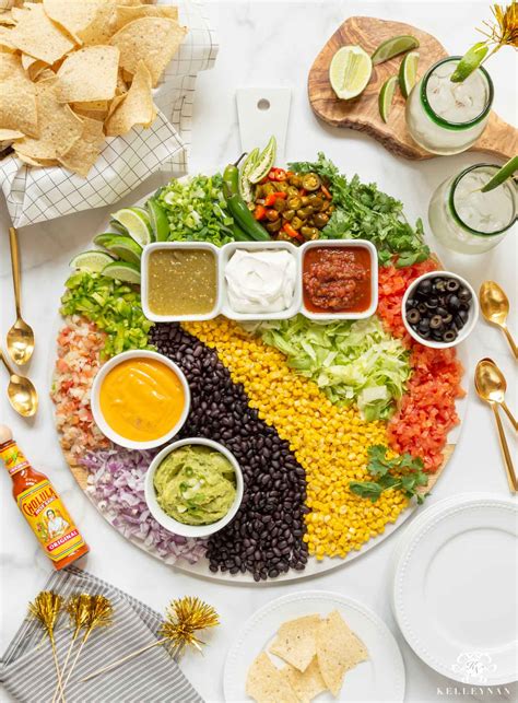 Make Your Own Nachos Bar Mexican Board Kelley Nan