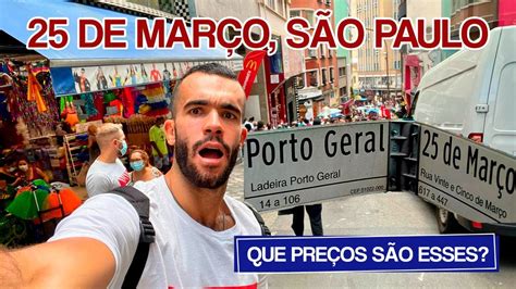 Conhecendo A Rua De Mar O Em S O Paulo Tour Mostrando Pre Os