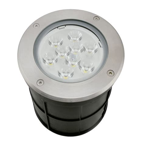 Ade Luminaria Para Piso Led Y Ptica Exterior Blanco C Lido