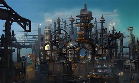 Steampunk Cityscape by Peterhoff3 on DeviantArt