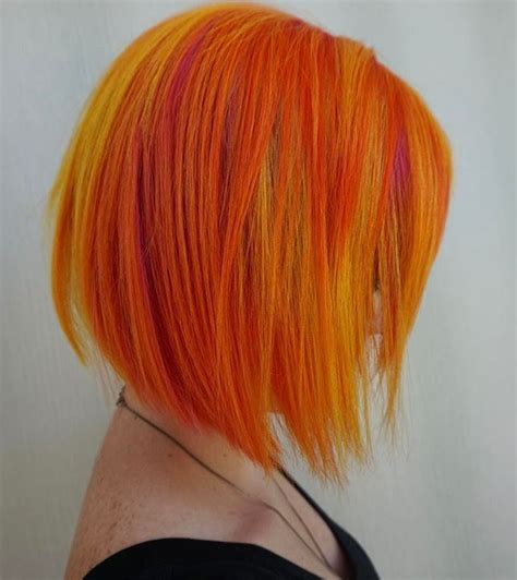 Websta Stevievincenthairartistry Sunburst On A Tuesday 🌞using Pravana Vivids Orange Neon