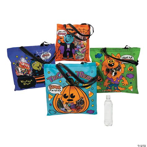 Halloween Tote Bags with Fill Line - Discontinued