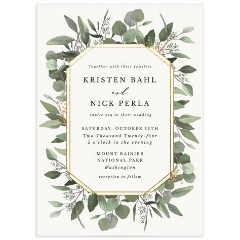 wedding invitations elegant  rustic designs  knot