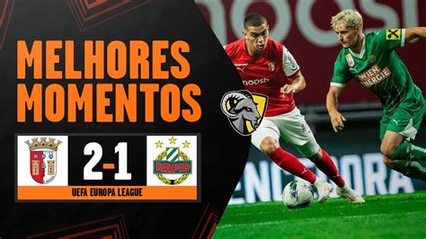 Braga Vence Rapid Wien E Larga Na Frente Nos Playoffs Da Europa League