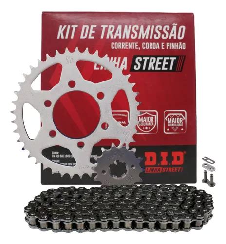 Kit Relacão Did Xtz Crosser 150 Original 2021 2022 2023 Frete grátis